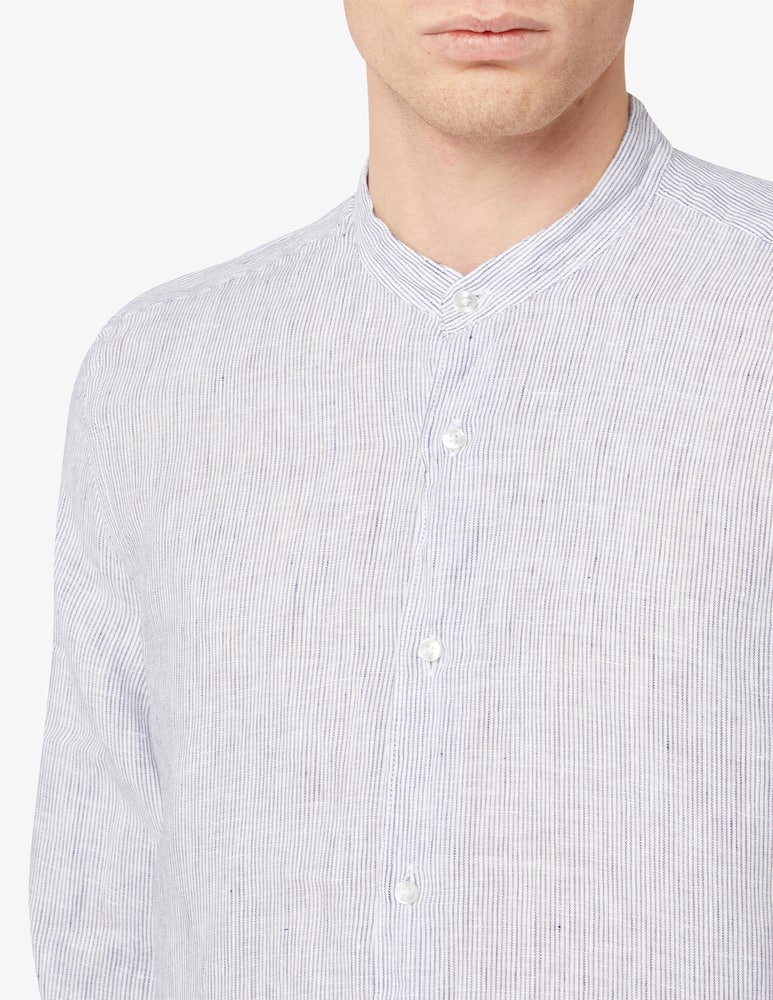 Sartoria Italiana Camicia guru rigato slim - immagine 4 Sartoria Italiana Camicia guru rigato slim - immagine 4