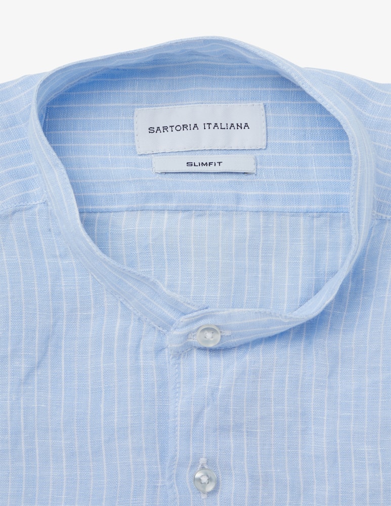 Sartoria Italiana Camicia guru rigato slim - immagine 2 Sartoria Italiana Camicia guru rigato slim - immagine 2