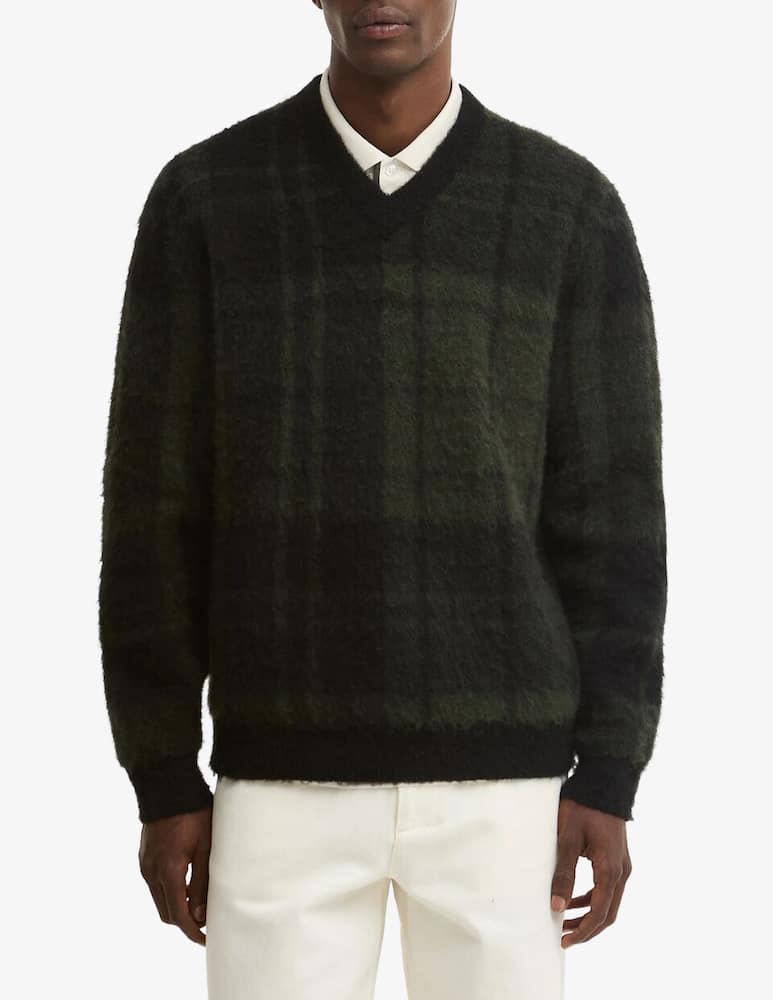 Barbour Maglione scollo a V in lana mohair - immagine 1 Barbour Maglione scollo a V in lana mohair - immagine 1
