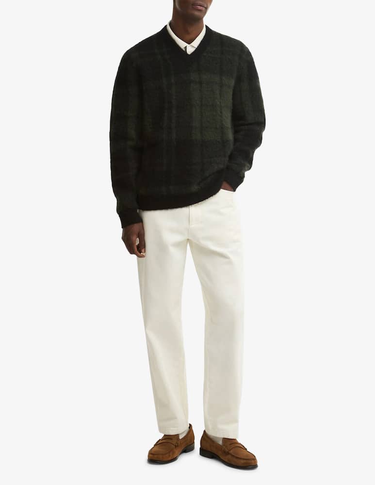 Barbour Maglione scollo a V in lana mohair - immagine 2 Barbour Maglione scollo a V in lana mohair - immagine 2