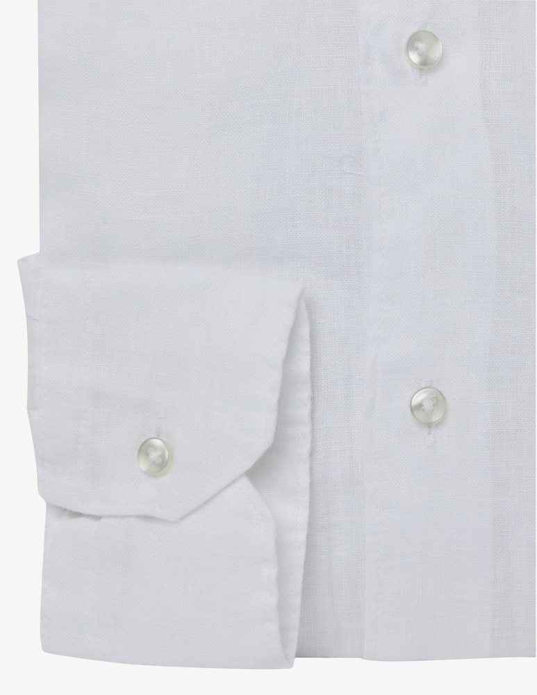 rinascente Sartoria Italiana Camicia lino reg alamari collo milano