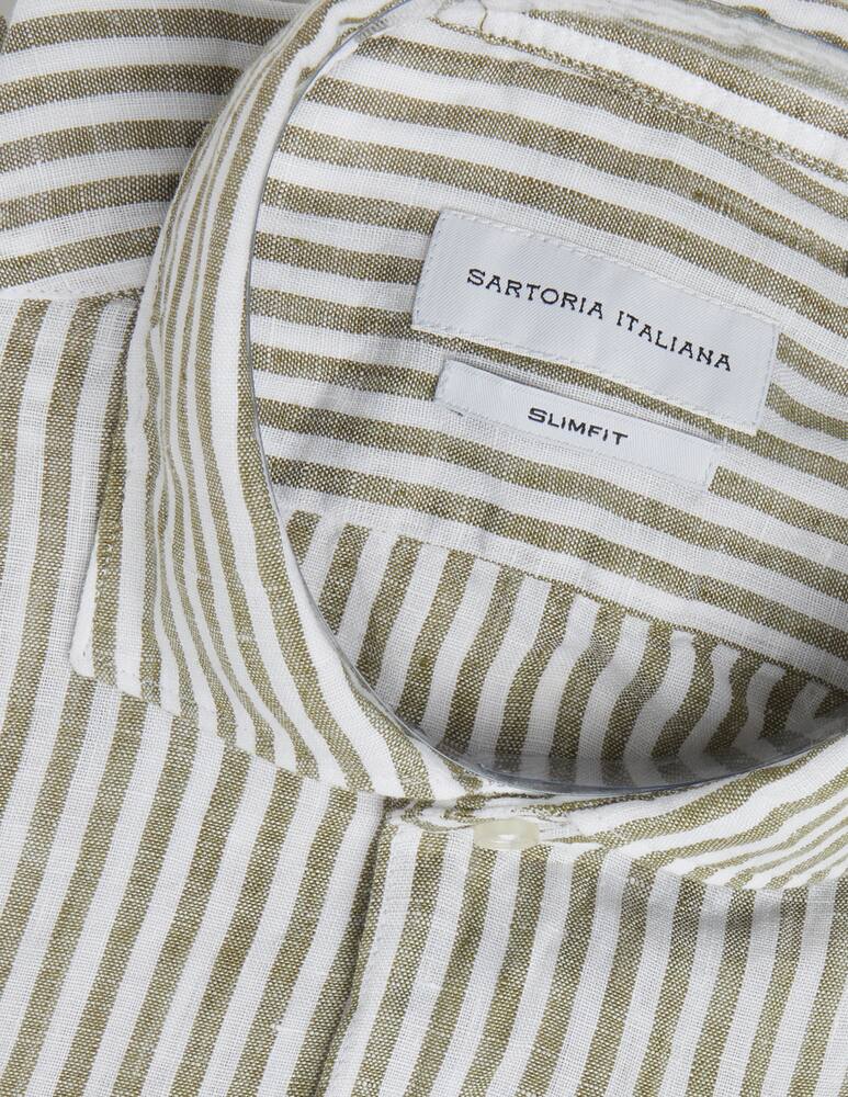 rinascente Sartoria Italiana Shirt linen slim