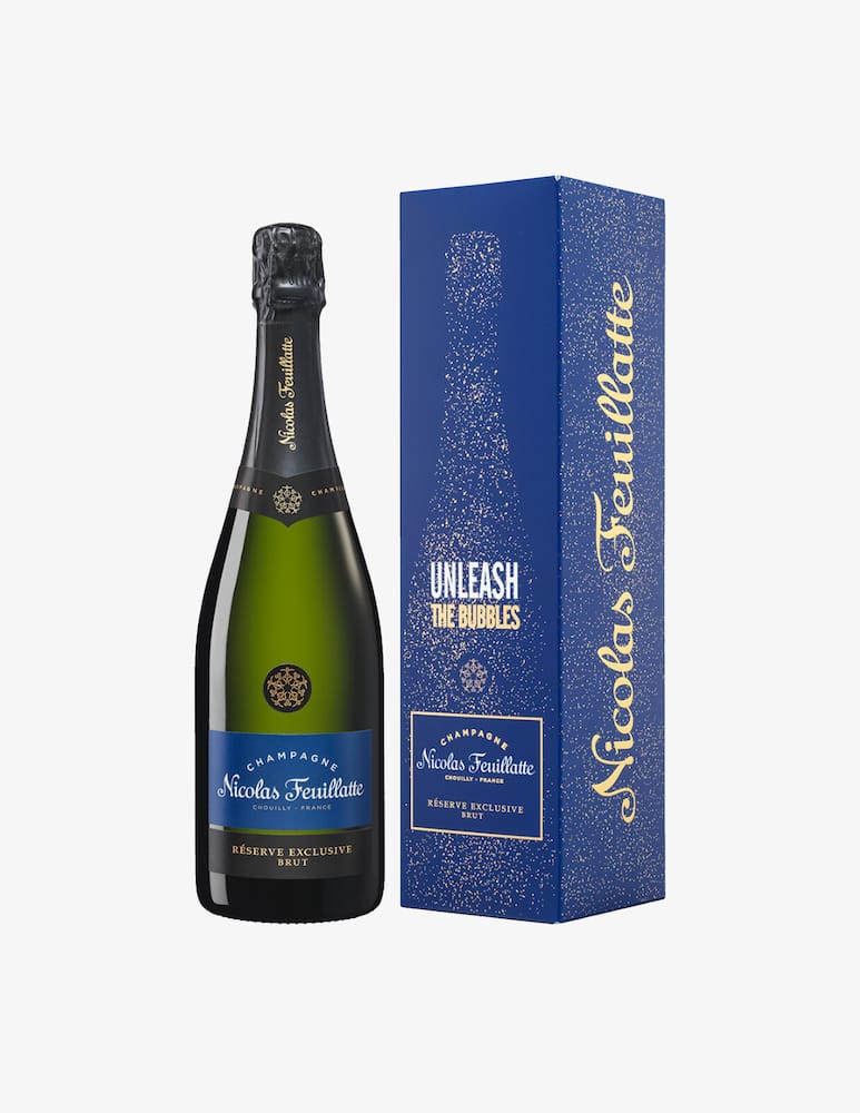 Nicolas Feuillatte Champagne Reserve Exc. Brut Etui Unleash 750ml - immagine 1 Nicolas Feuillatte Champagne Reserve Exc. Brut Etui Unleash 750ml - immagine 1
