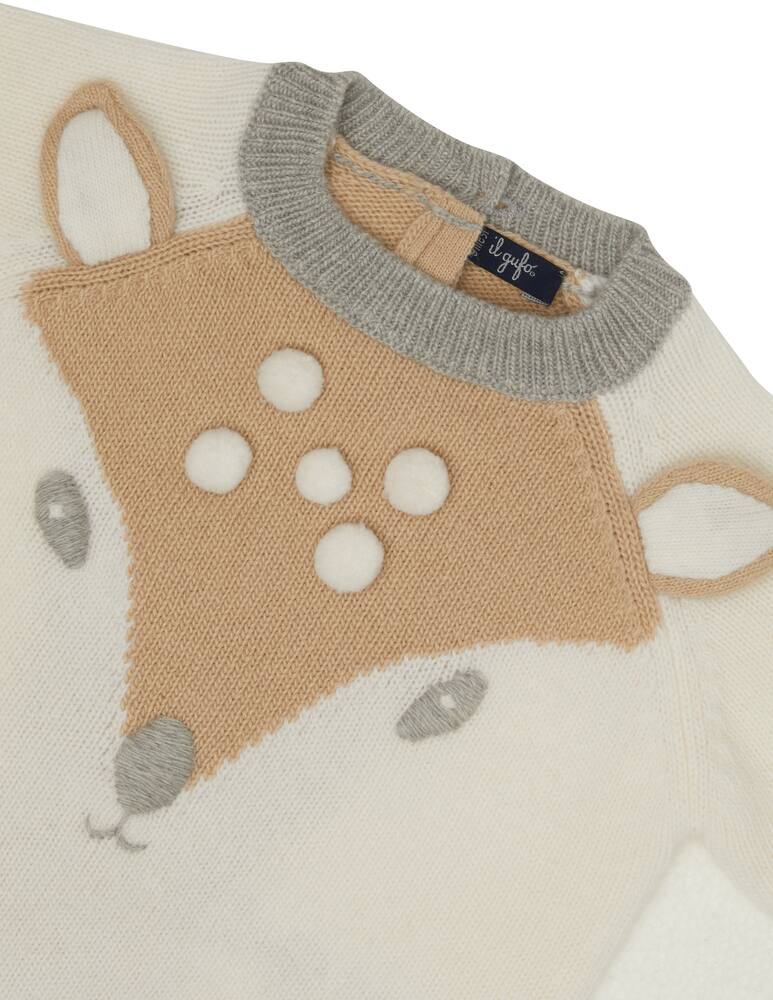 rinascente Il Gufo Maglia girocollo manica lunga in lana