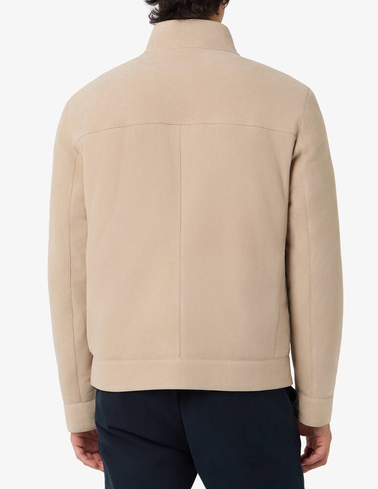 Self suede zip jacket - picture 3