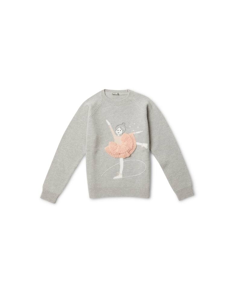 rinascente Il Gufo Maglia girocollo manica lunga in lana