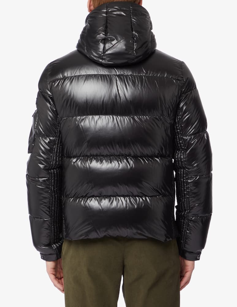 rinascente Tatras Piumino con cappuccio fitted belbo nylon - Nero