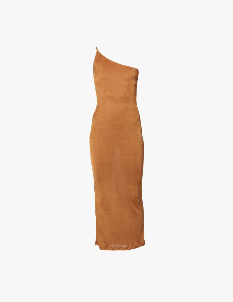 rinascente Fantabody Pina bronze maxi dress