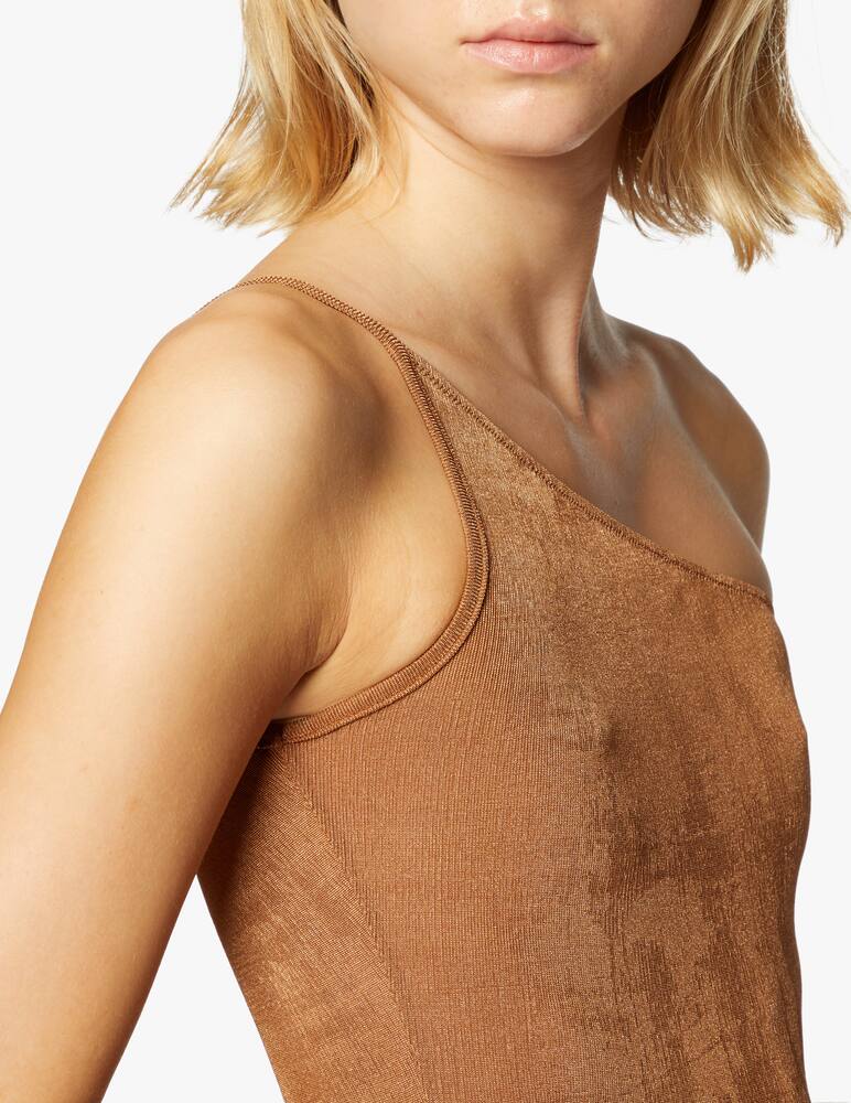 rinascente Fantabody Pina bronze maxi dress