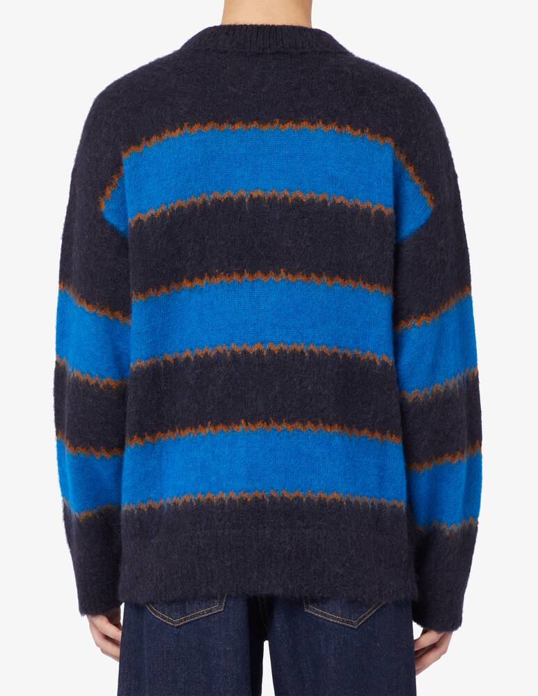 rinascente Atomo Factory Zigzag stripe crewneck jumper