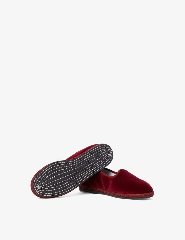 rinascente Papusse Porpora velvet friulane shoes