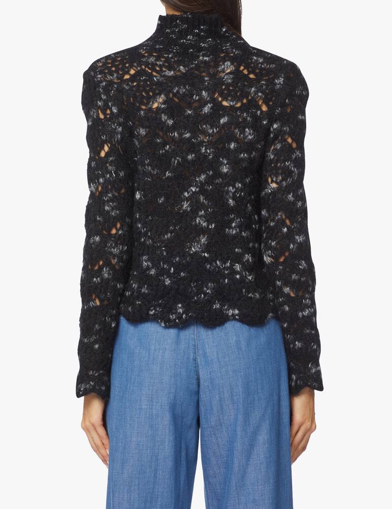 rinascente Jucca Maglia Crop Traforata Bicolor