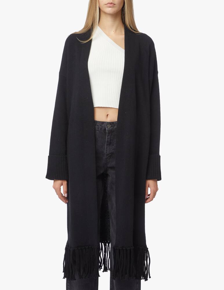 rinascente Jucca Maxi Cardigan Frange