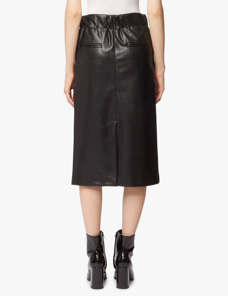 rinascente Jucca Gonna midi similpelle light