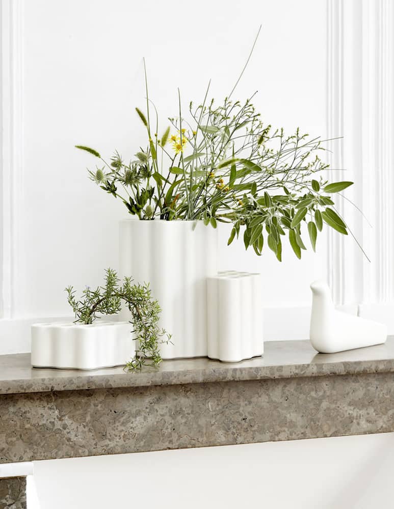 rinascente Vitra L'Oiseau ceramic ivory matte - white