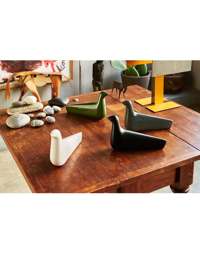 rinascente Vitra L'Oiseau ceramica carbone opaco - Nero