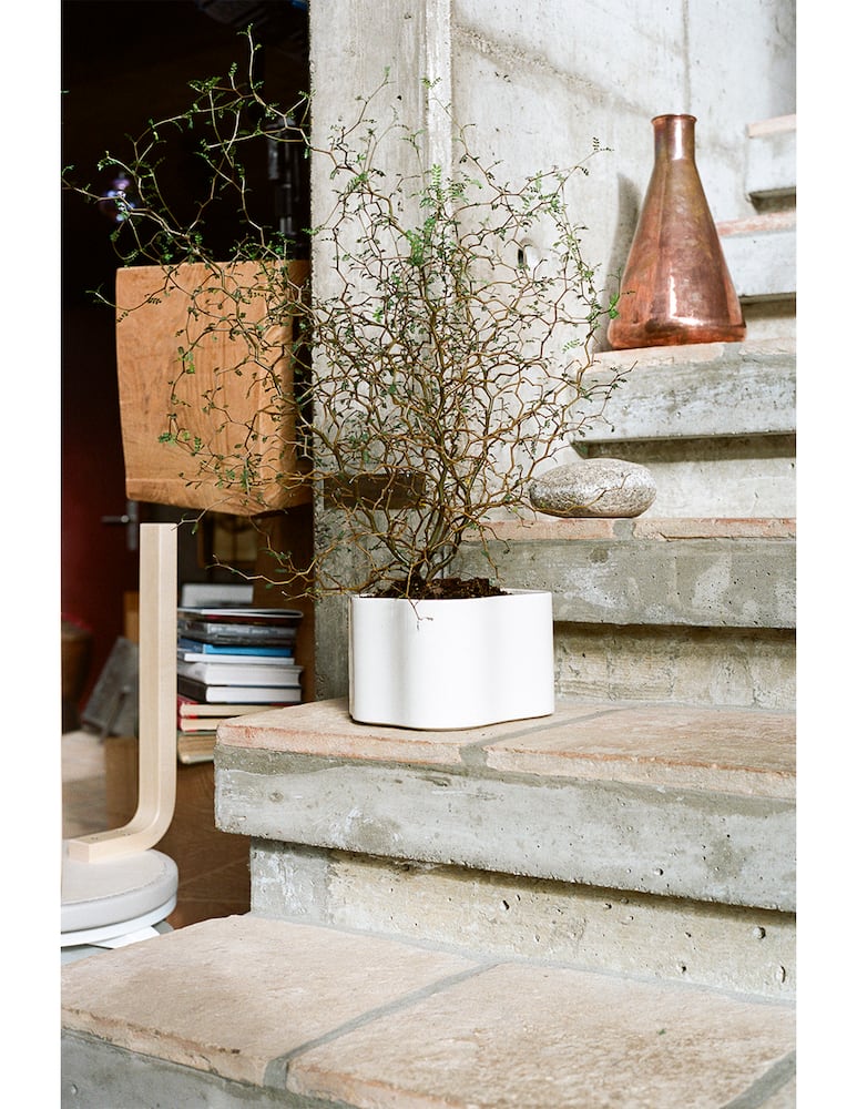 rinascente Artek Vaso Riihitie piccolo in ceramica smaltata - Bianco