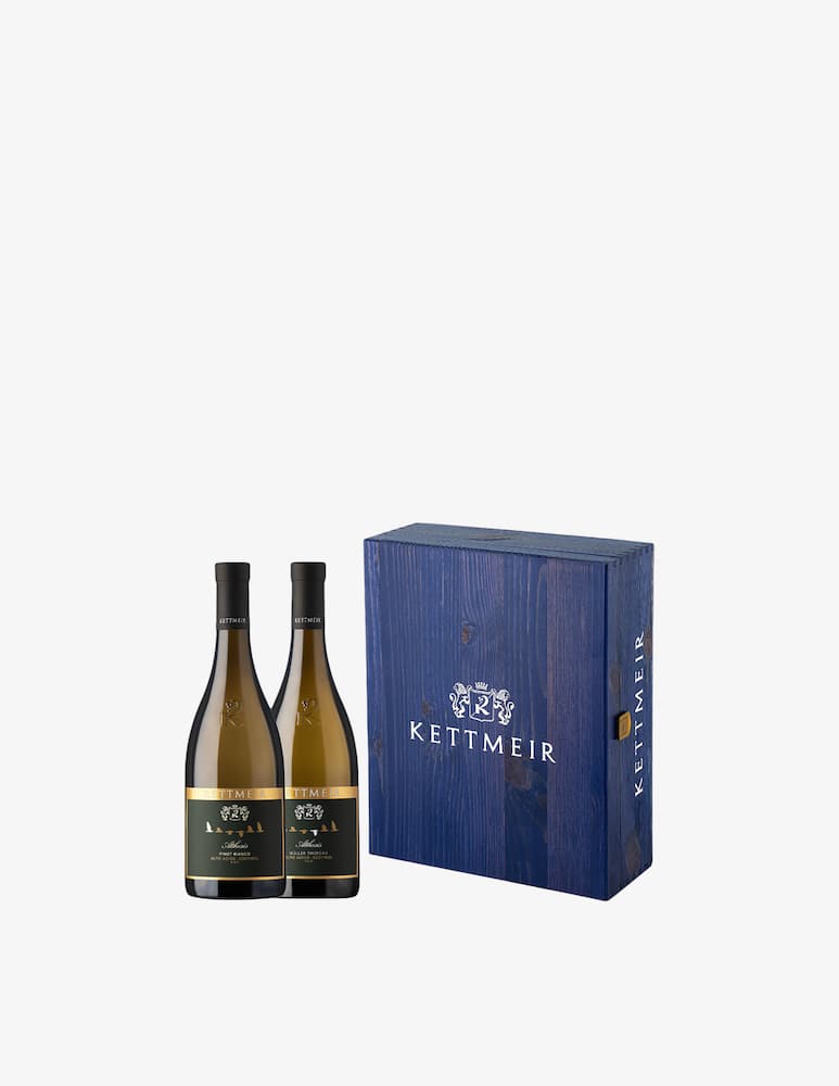 Kettmeir Cassetta 2 Bottiglie Müller Thurgau e Pinot Bianco Athesis - immagine 1