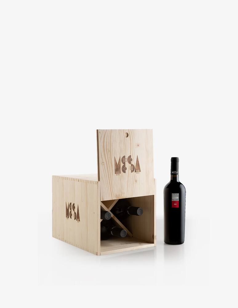 Mesa Cassetta 4 Bottiglie Cantina Mesa - immagine 1 Mesa Cassetta 4 Bottiglie Cantina Mesa - immagine 1