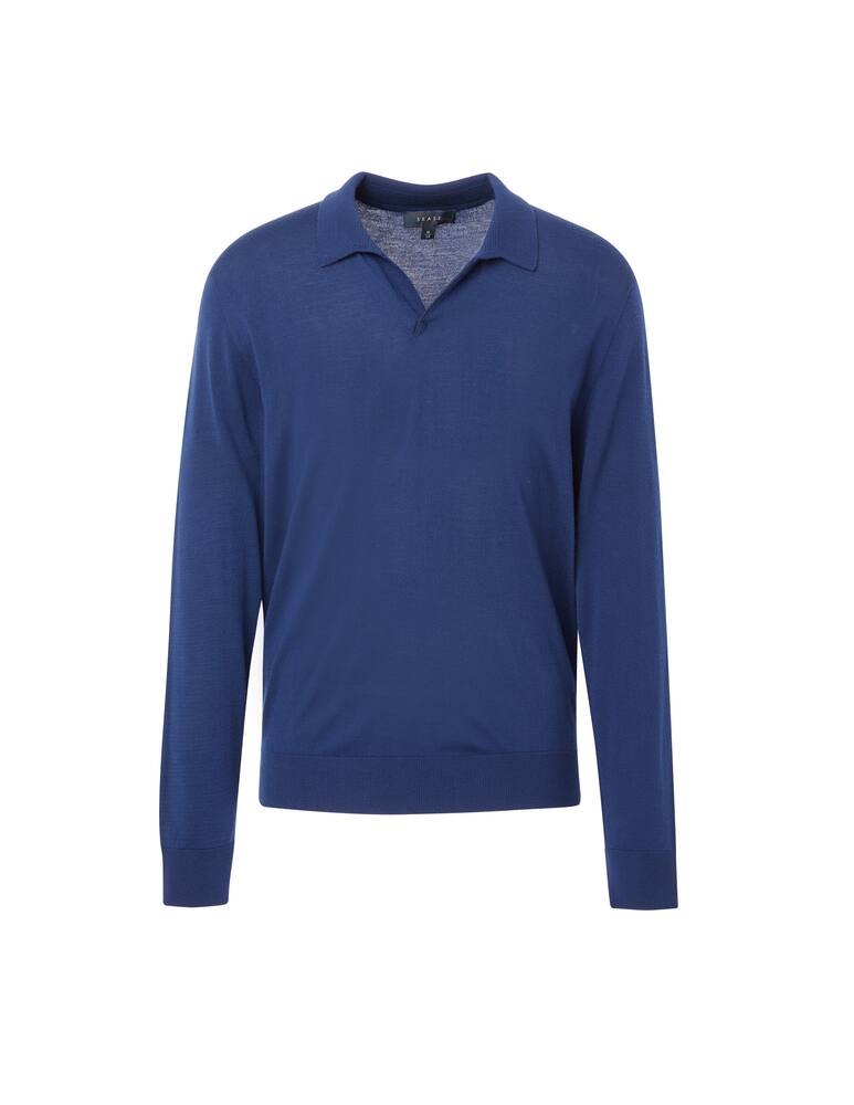 rinascente Sease Knitted super fine virgin wool polo shirt