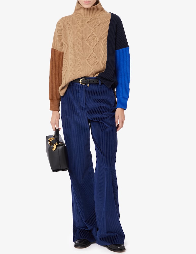 rinascente Weekend Max Mara Tania cotton velvet trousers