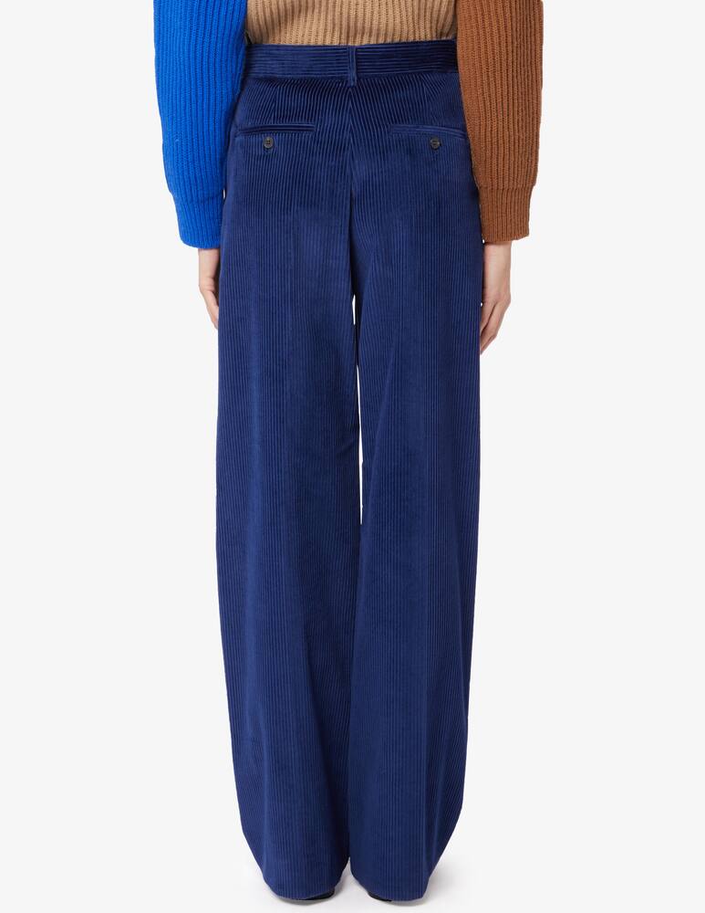 rinascente Weekend Max Mara Tania cotton velvet trousers