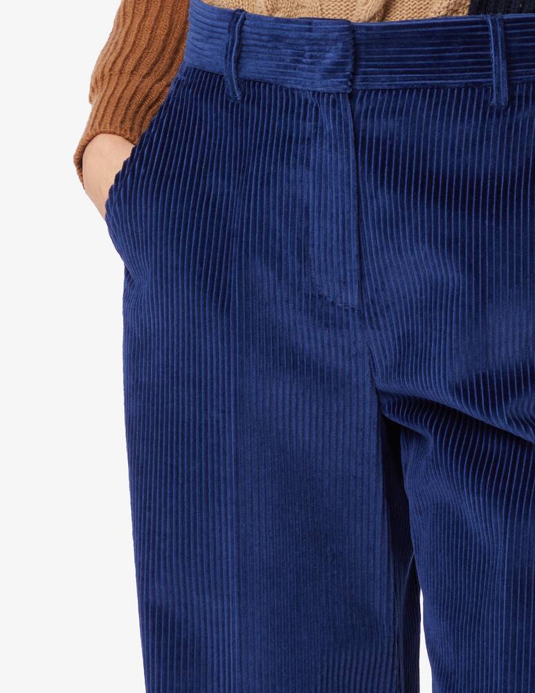 rinascente Weekend Max Mara Tania cotton velvet trousers