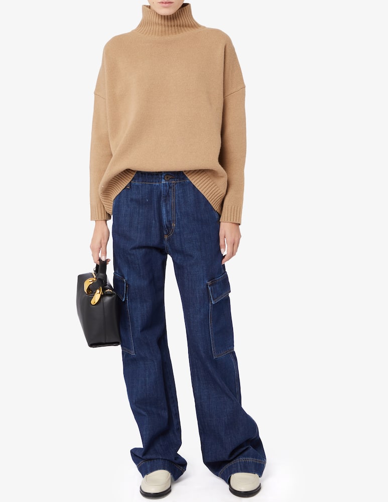 rinascente Weekend Max Mara Pantaloni in denim di cotone Califfo