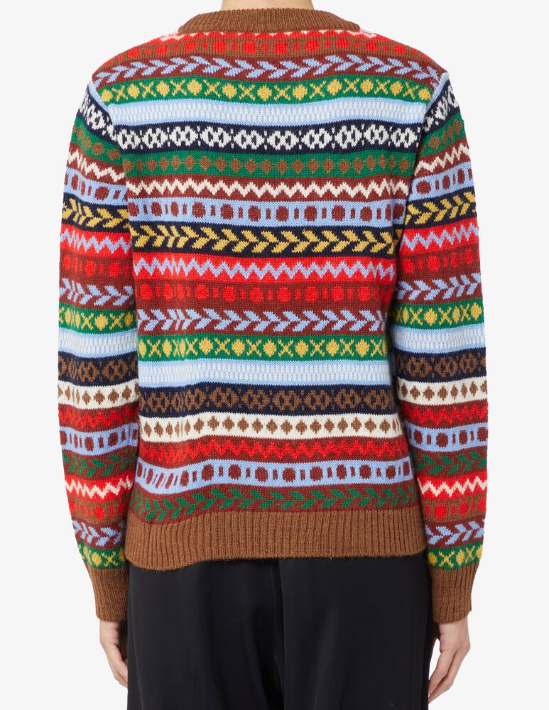 rinascente Weekend Max Mara Edicola jacquard alpaca and wool sweater