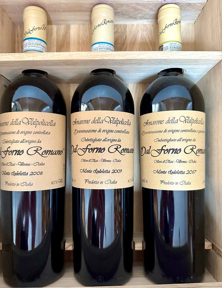 rinascente Dal Forno Romano Cassa Annate Storiche Amarone 2008-2009-2017
