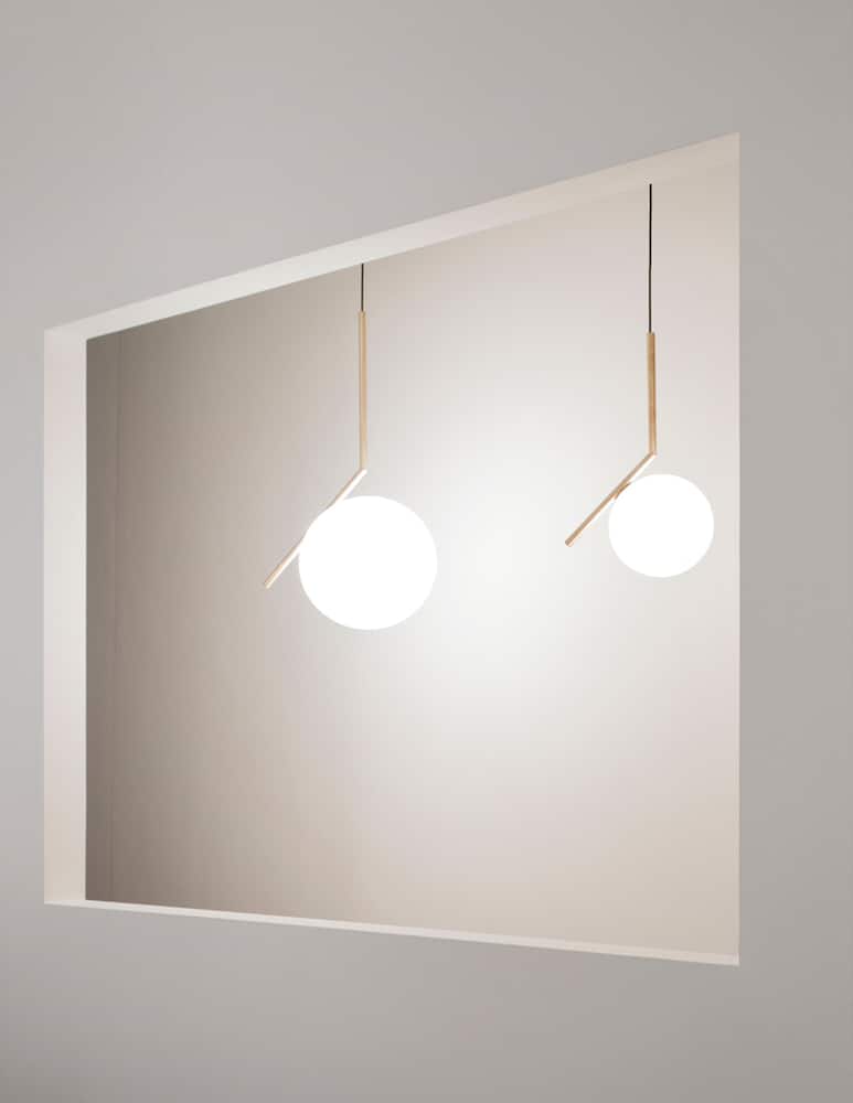 rinascente Flos IC Lights Suspension 1 ceiling lamp - gold