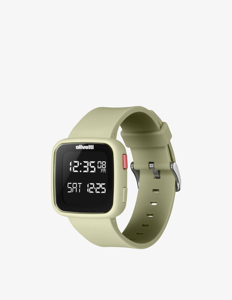 rinascente D1 Milano Orologio Olivetti 22_Verde