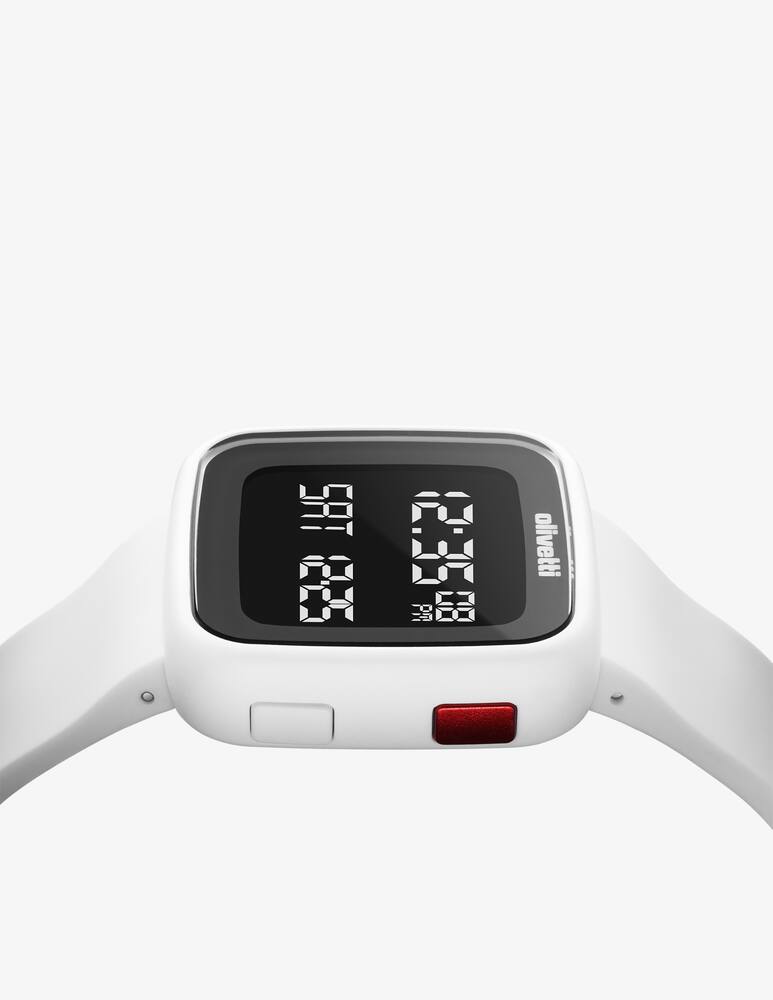 rinascente D1 Milano Orologio Olivetti Y_Bianco