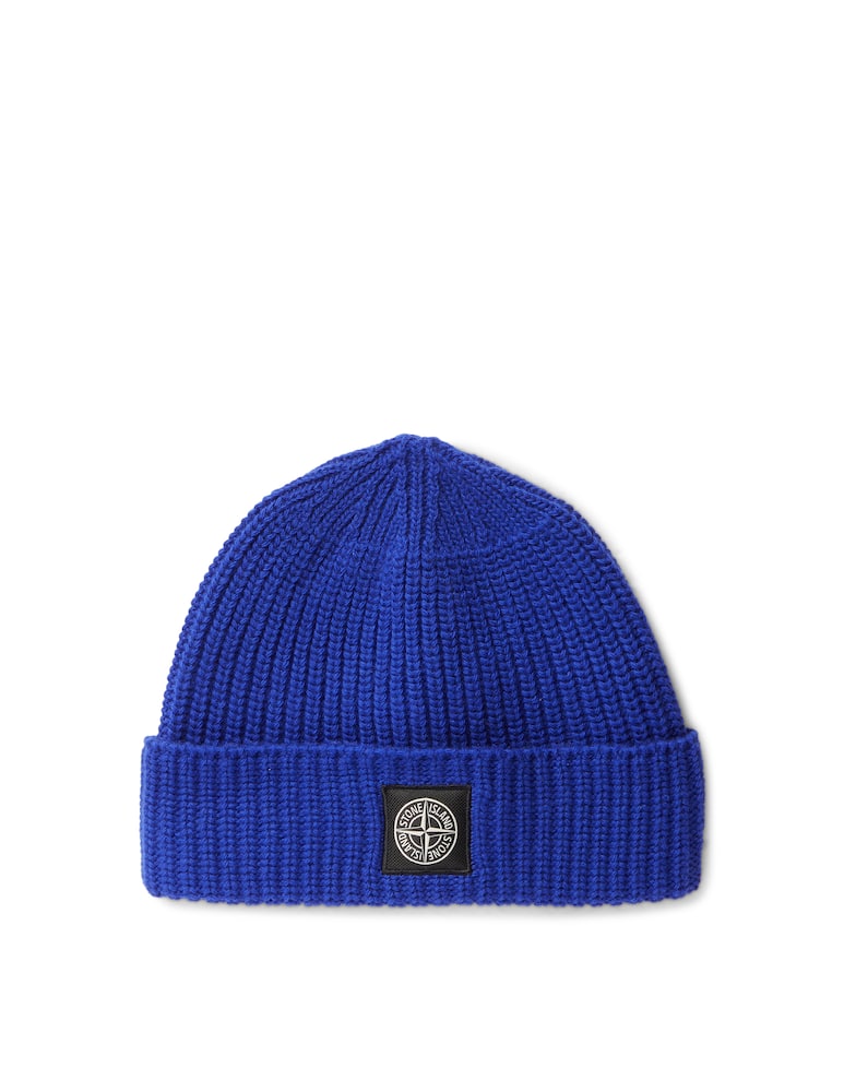 rinascente Stone Island Berretto in lana patch costa