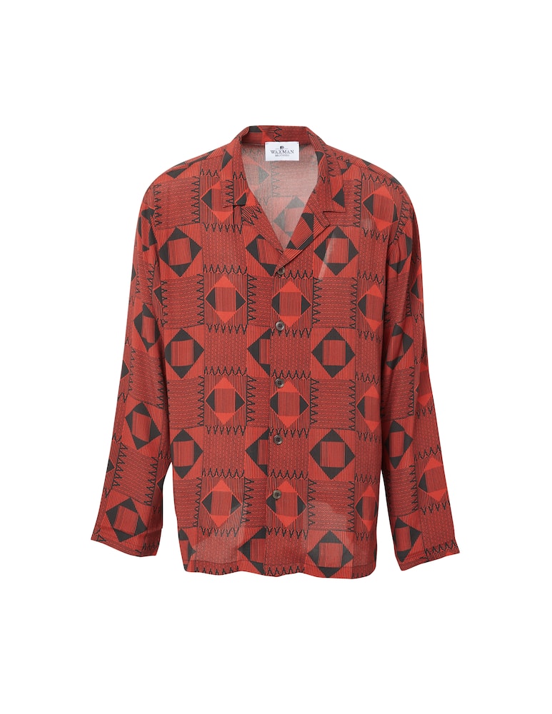 rinascente Waxman Brothers Pyjama viscose shirt