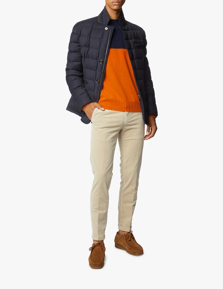 rinascente Drumohr Cashmere bicolor roundneck jumper