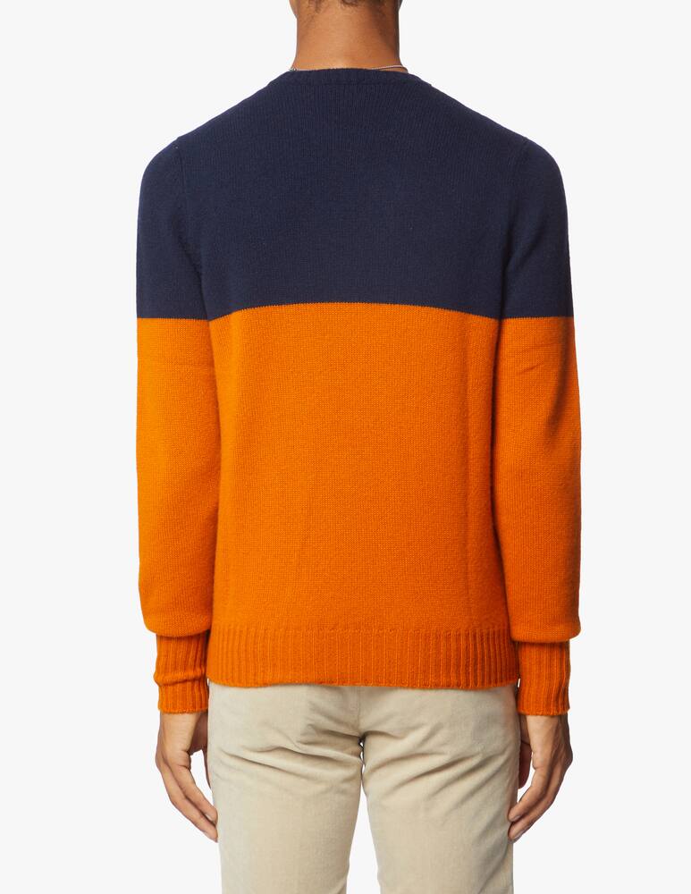 rinascente Drumohr Cashmere bicolor roundneck jumper