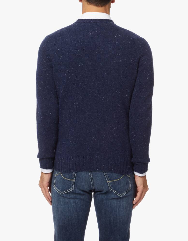rinascente Drumohr Eco cashmere donegal roundneck jumper