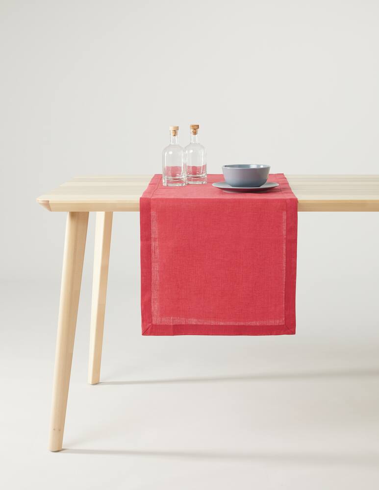 rinascente Tessitura Toscana Tiziano runner 45x170 - rosso