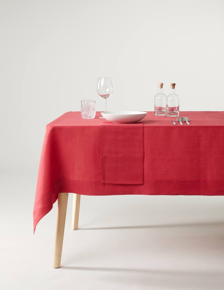 rinascente Tessitura Toscana Tiziano tablecloth diameter 175 - red