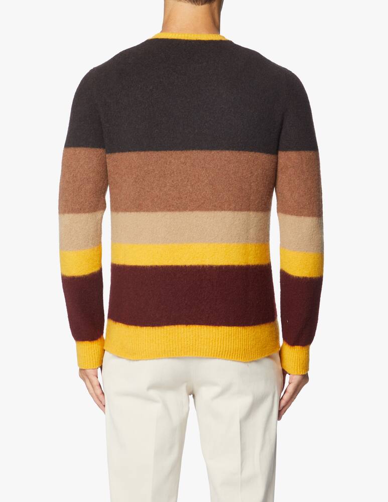 rinascente Drumohr Maglione girocollo garzato color block