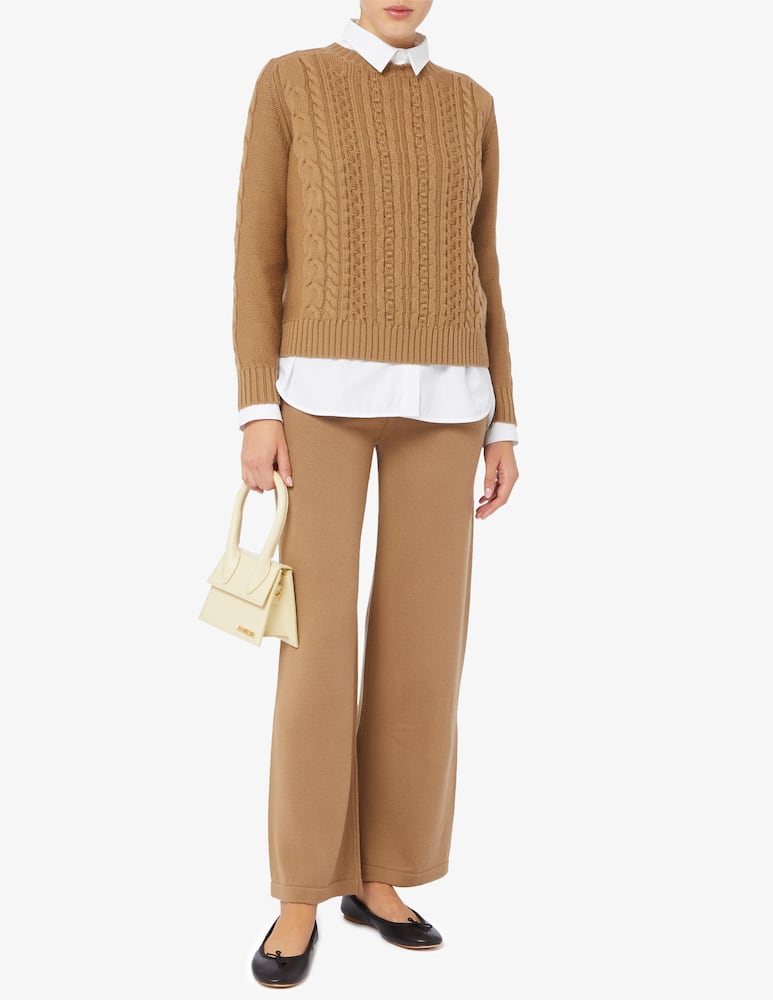 MM by MaxMara Pantalone in maglia Visone Max Mara - immagine 2 MM by MaxMara Pantalone in maglia Visone Max Mara - immagine 2