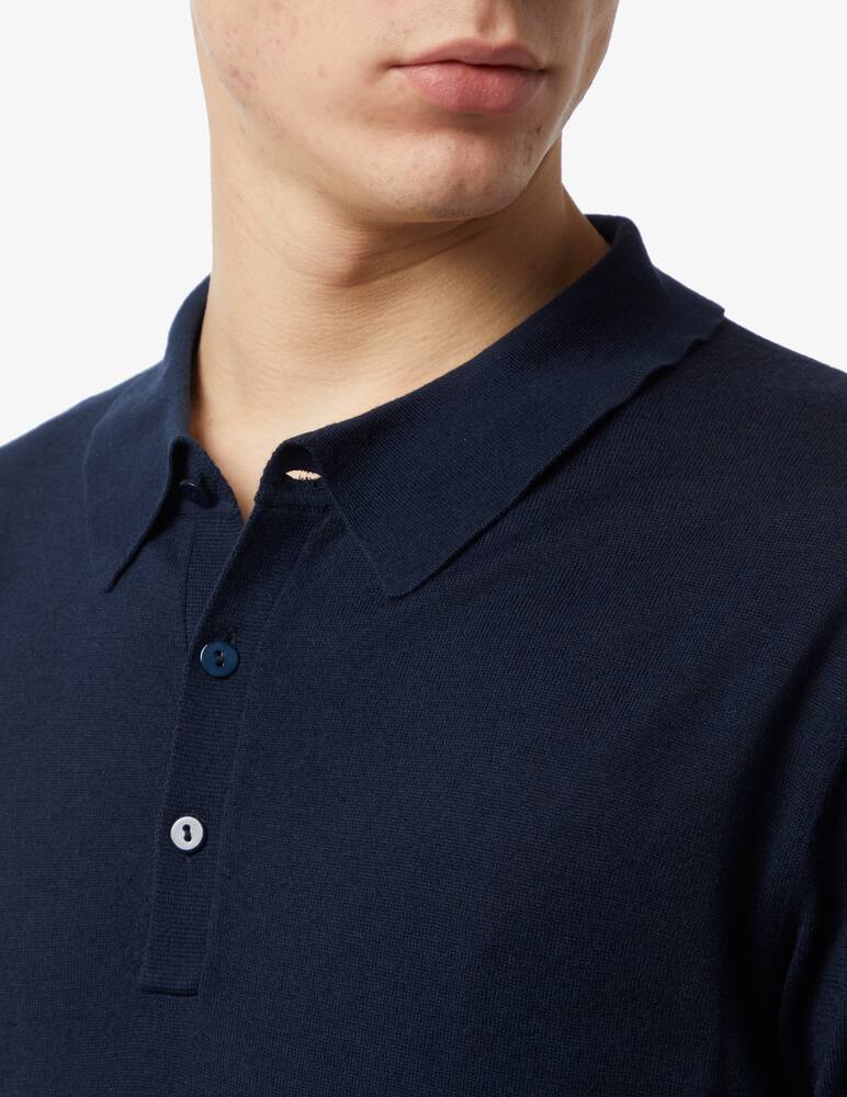 rinascente Rinascente Collection F.16 cotton silk and cashmere polo shirt