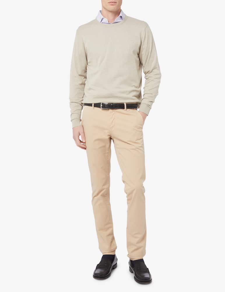 rinascente Rinascente Collection Maglia girocollo cotone lino f.14