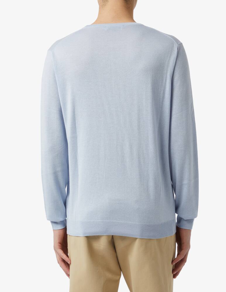 rinascente Rinascente Collection F16 cotton silk and cashmere crewneck jumper