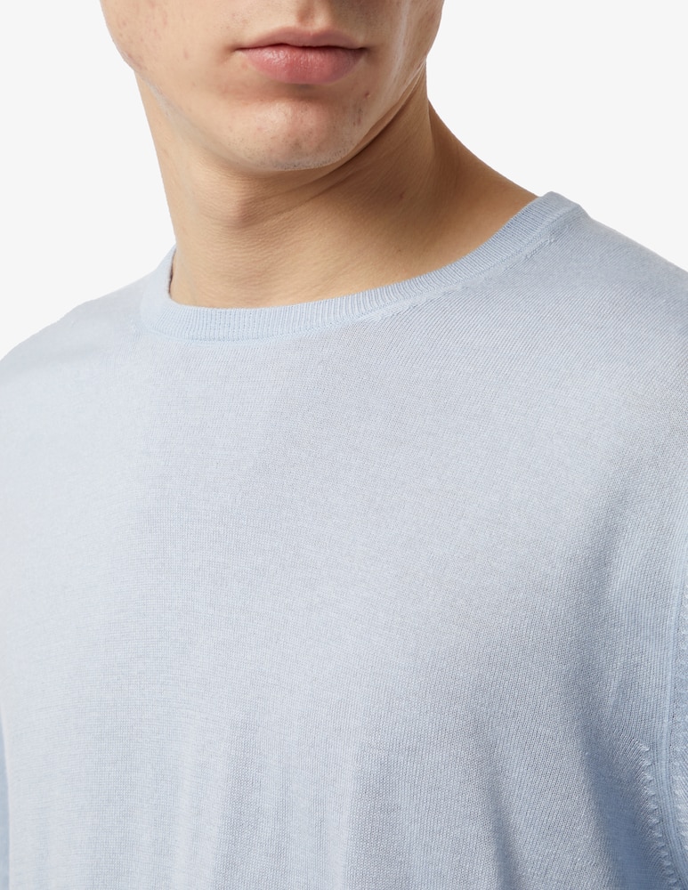 rinascente Rinascente Collection F16 cotton silk and cashmere crewneck jumper