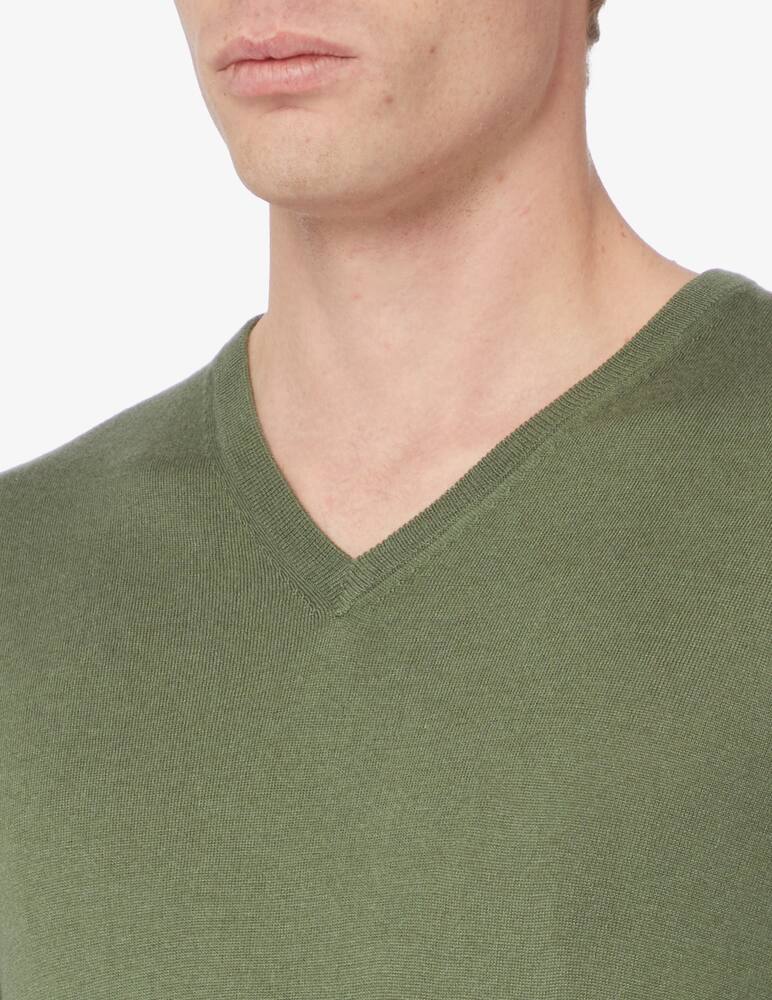 rinascente Rinascente Collection F16 cotton silk and cashmere v neck jumper