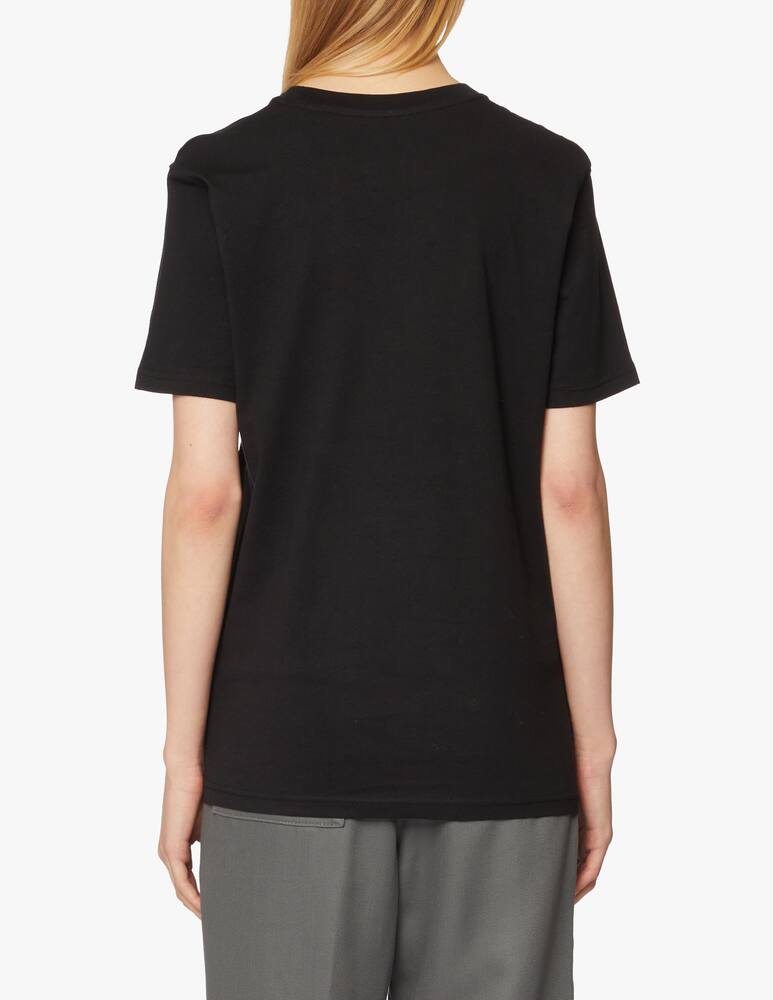 rinascente Lisa King Organic cotton printed t-shirt Pansy