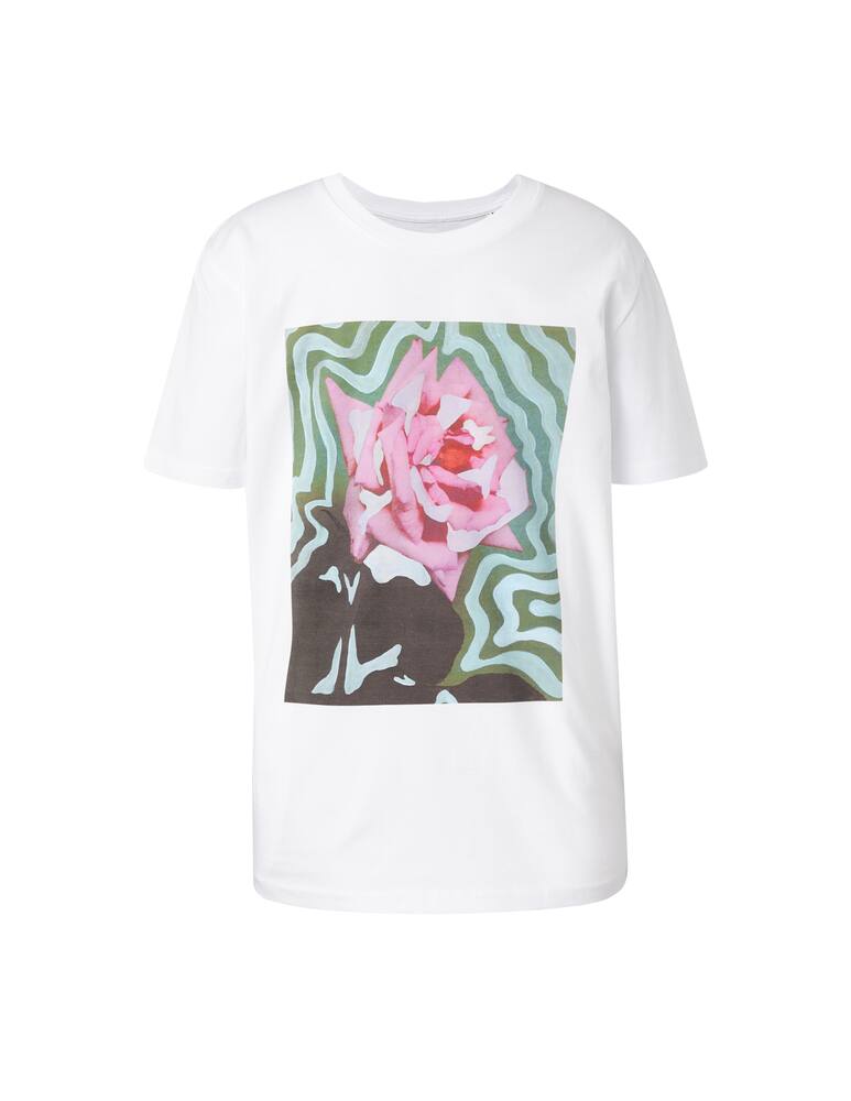 rinascente Lisa King T-shirt stampata in cotone biologico Sprouse