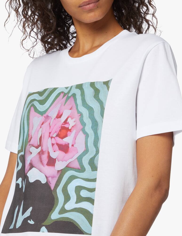 rinascente Lisa King T-shirt stampata in cotone biologico Sprouse